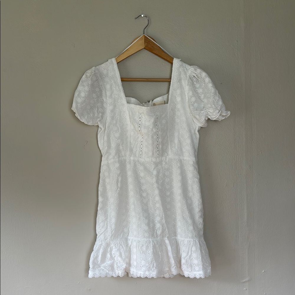 Altar'd State white Lace eyelet Dress large